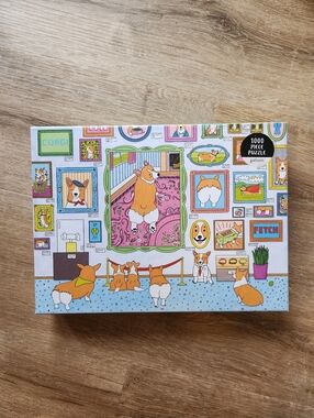 Galison "Museum of the Corgi" 1,000 Piece Puzzle